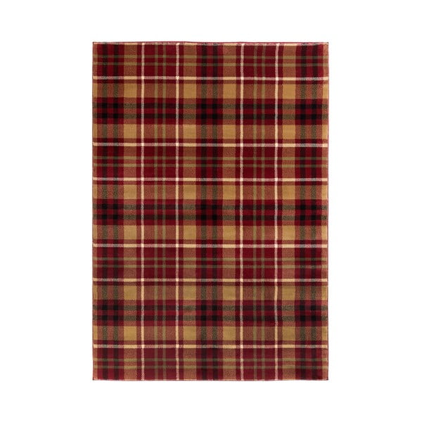 Czerwony dywan Flair Rugs Highland, 80x150 cm