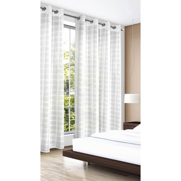 Biała zasłona 140x245 cm – Sehlbach-image-1