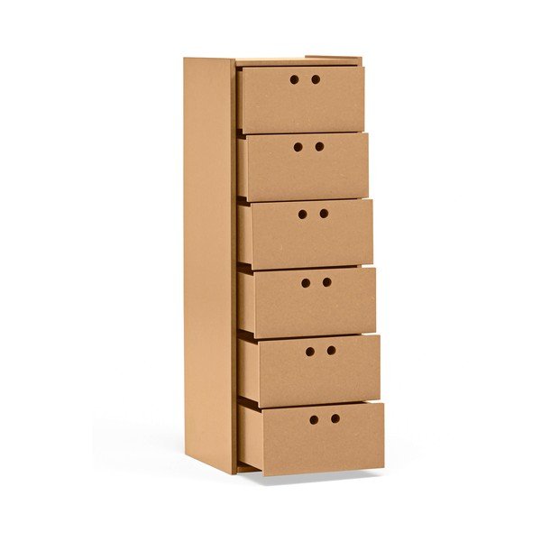 Szafka w naturalnym kolorze 40x118x40 cm Wally – Teulat-image-3