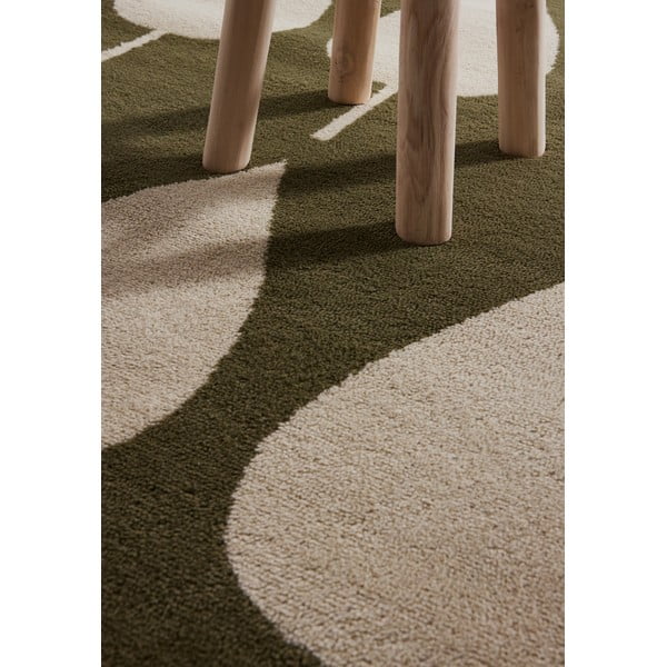 Dywan dziecięcy w kolorze khaki 120x170 cm Lovely Leaves – Hanse Home-image-2