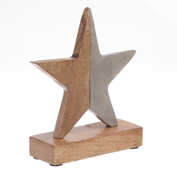 Świąteczna dekoracja drewniana w kształcie gwiazdy InArt Katy