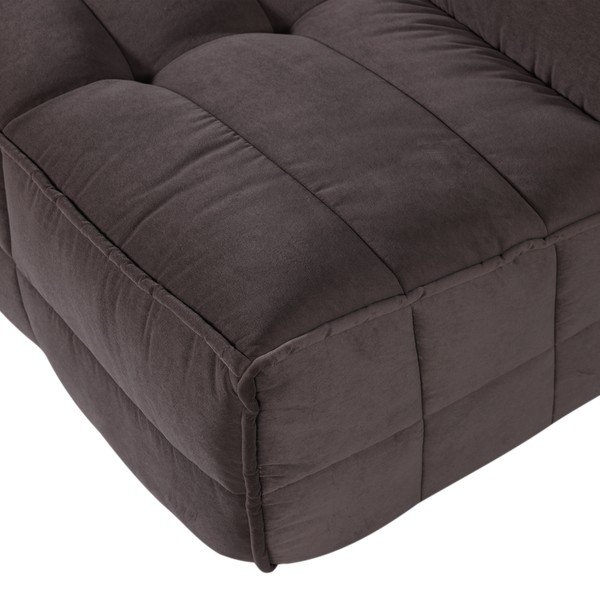 Brązowa aksamitna sofa 204 cm Cluster – vtwonen-image-3