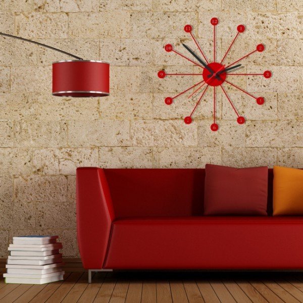 Zegar ścienny Red Imagine-image-1