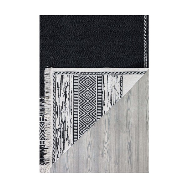 Czarno-biały bawełniany dywan Oyo home Duo, 120 x 180 cm-image-4