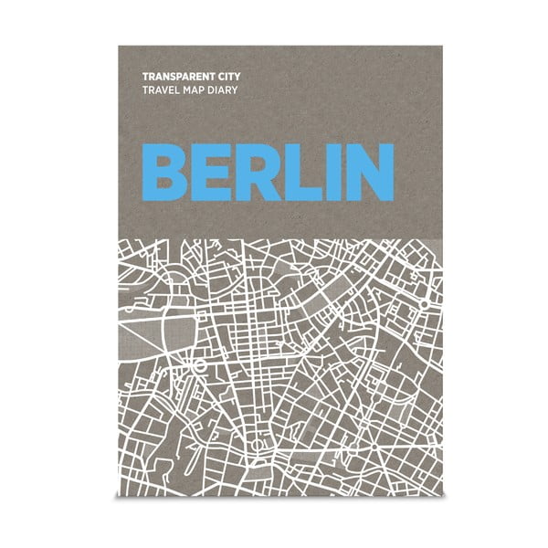 Mapa z kartkami na notatki Palomar Transparent City Berlin