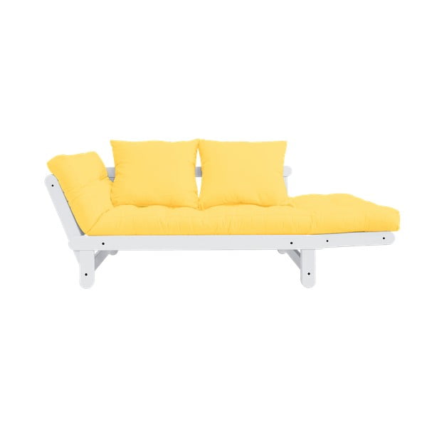 Sofa rozkładana Karup Design Beat White/Yellow-image-3