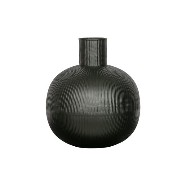Metalowy wazon w czarnym dekorze WOOOD Pixie