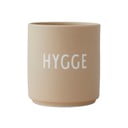 Beżowy porcelanowy kubek 300 ml Hygge – Design Letters
