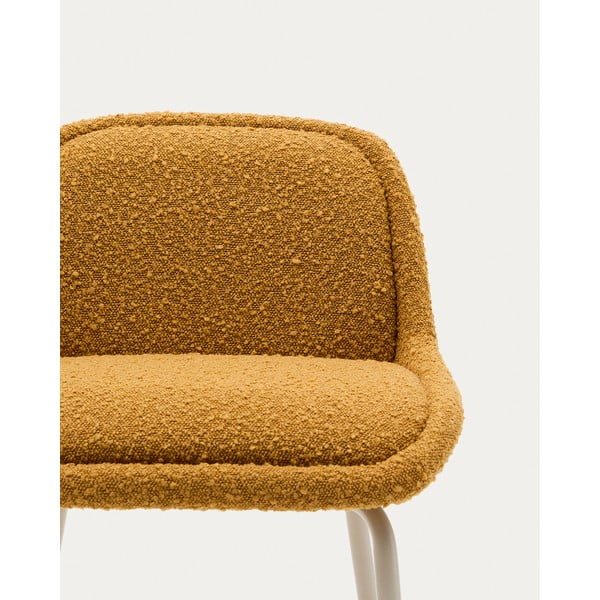 Musztardowy hoker (wysokość siedziska 65 cm) Aimin – Kave Home-image-3