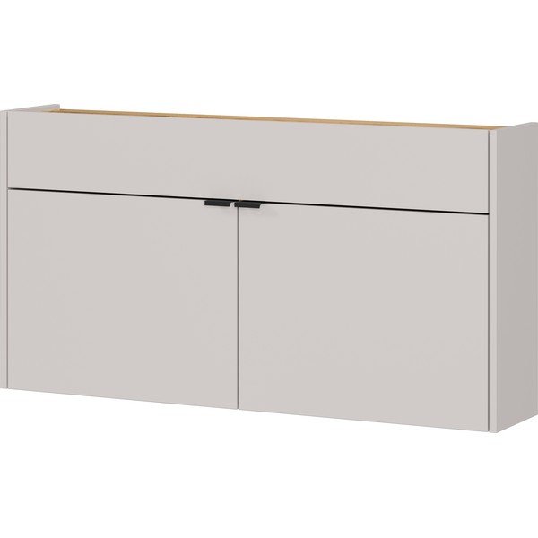 Kremowa szafka wisząca 110x57x22 cm Ameca – Germania