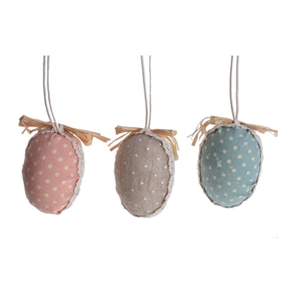 Zestaw 3 jajek dekoracyjnych Ewax Easter Egg Dots