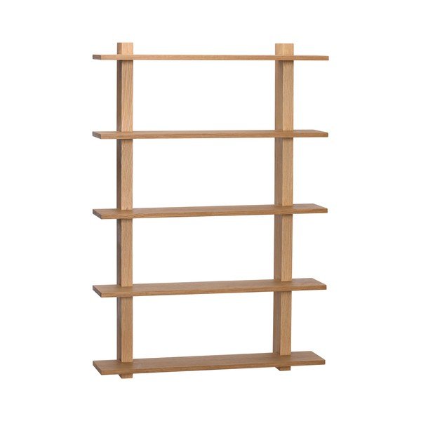 Wielopoziomowa półka w dekorze dębu w naturalnym kolorze 60 cm Simple – Hübsch