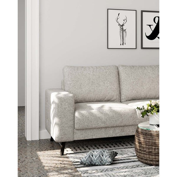 Kremowy narożnik (prawostronny) Fynn – Ghado-image-1