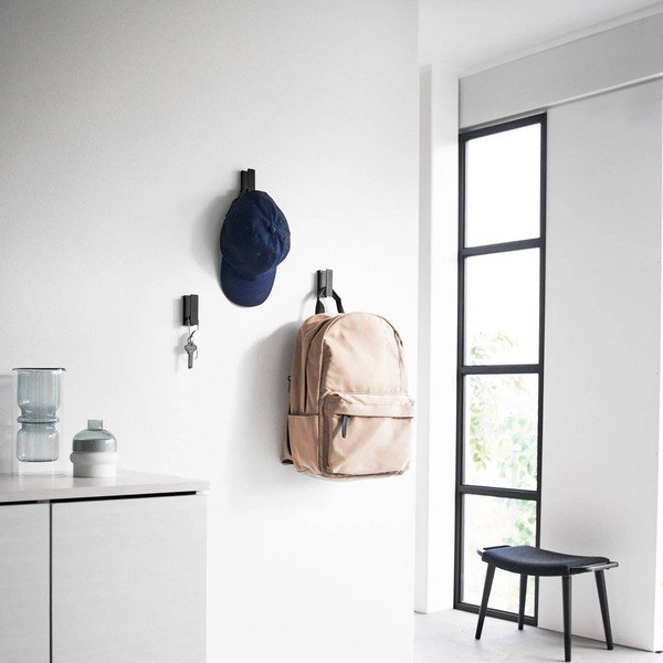 Czarne ścienne metalowe haczyki zestaw 3 szt. Tower – YAMAZAKI-image-4