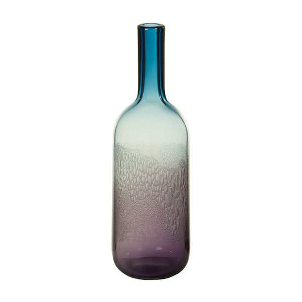 Niebieski wazon kryształowy Santiago Pons Hue, wys. 38 cm