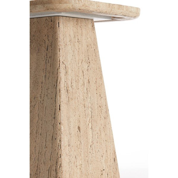 Stolik z kamiennym blatem 40x40 cm Kepami – Light & Living-image-3