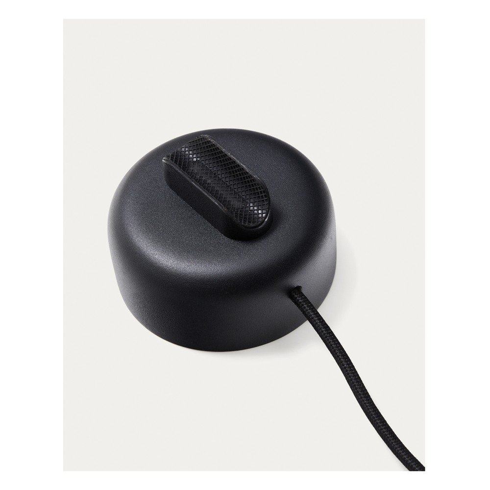 Czarna metalowa lampa punktowa LED ø 8,5 cm Orey – Kave Home (zdjęcie 5)