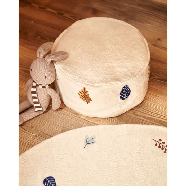 Kremowy puf dziecięcy Yanil – Kave Home-image-3