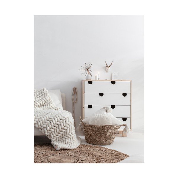 Komoda z 4 szufladami Karup Design House Natural/White-image-3