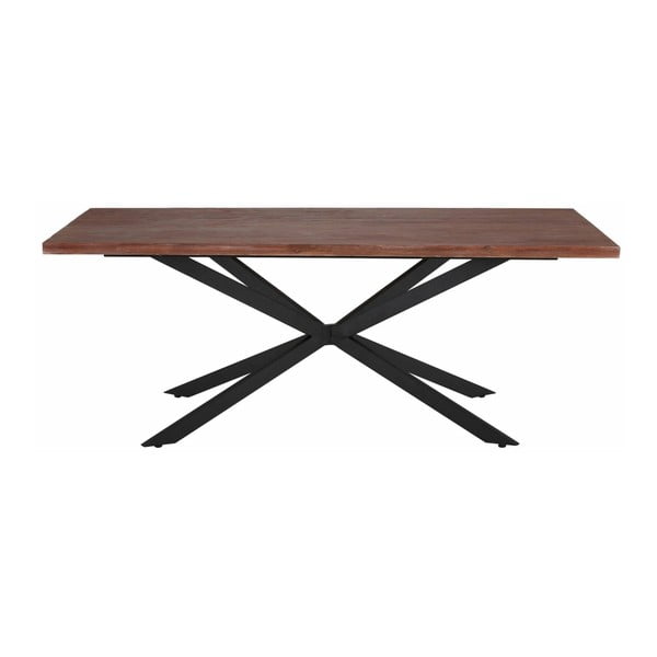 Stół w kolorze ciemnego drewna Støraa Adrian, 200 cm