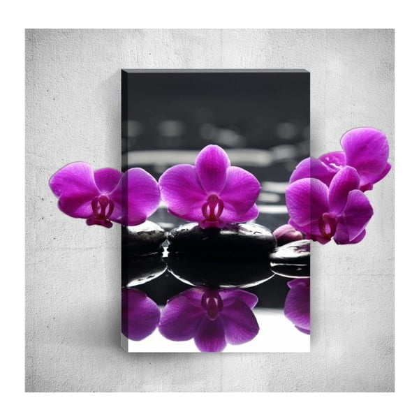 Obraz 3D Mosticx Purple Flowers, 40x60 cm