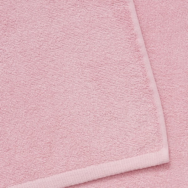Różowy bawełniany ręcznik kąpielowy szybkoschnący/frotte 90x140 cm Quick Dry – Catherine Lansfield-image-2