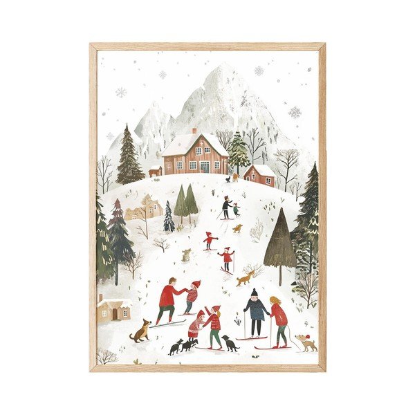 Obraz drukowany z ramą w zestawie 30x40 cm – Wallity