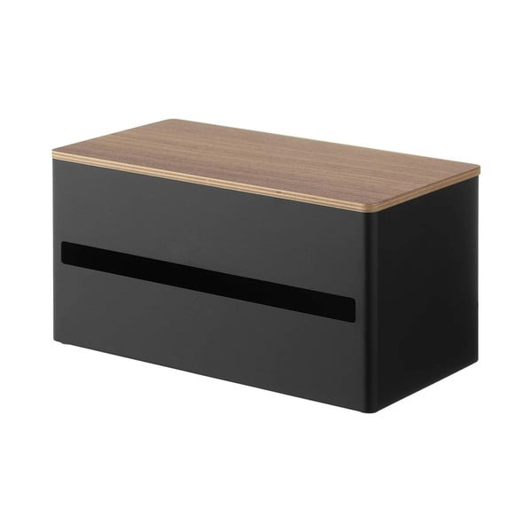 Czarny metalowy stojak na ręczniki papierowe Rin – YAMAZAKI