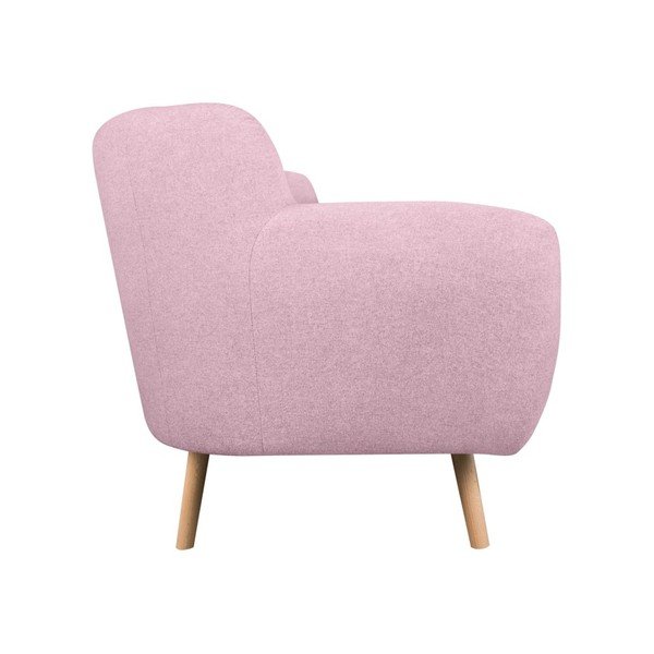 Różowa sofa trzyosobowa Kooko Home Pop-image-1