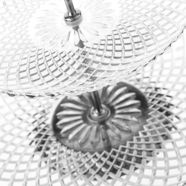 Szklana etażerka Harlequin – Casa Selección-image-1