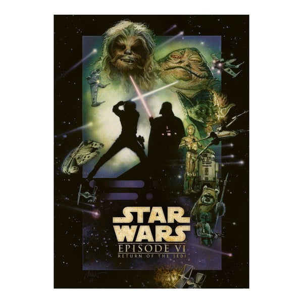 Plakat z blachy Star Wars - Return of the Jedi