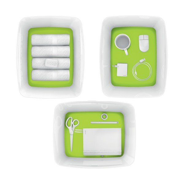 Biało-zielony pojemnik z pokrywką MyBox – Leitz-image-2