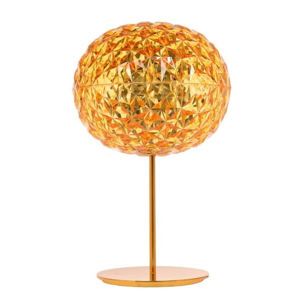 Lampa stołowa w złotej barwie Kartell Planet High