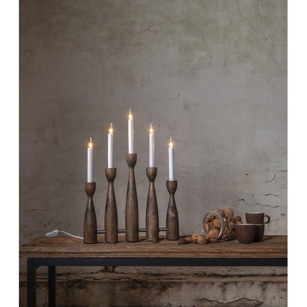 Świąteczna dekoracja świetlna do kontaktu w ciemnym naturalnym kolorze Midja 2.0 – Star Trading-image-2