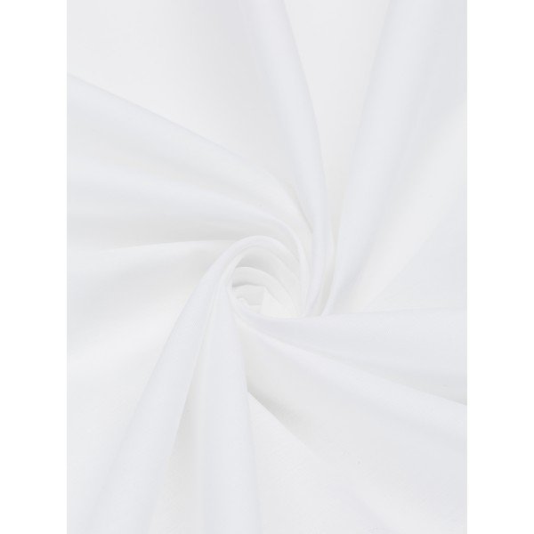 Jasnoniebieska pościel jednoosobowa z perkalu bawełnianego Westwing Collection Swim, 155x220 cm-image-1