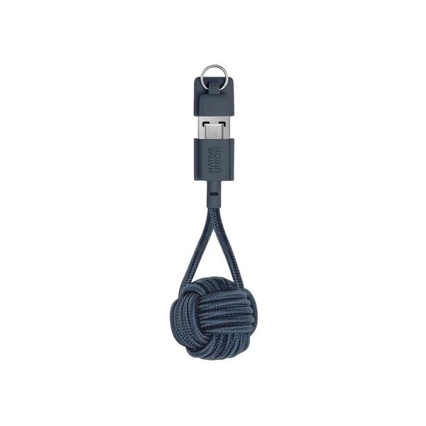 Ciemnoniebieski kabel Micro USB Native Union Key Cable