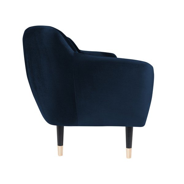 Granatowa sofa z czarnymi nogami Mazzini Sofas Benito, 188 cm-image-3