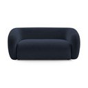 Ciemnoniebieska sofa z tkaniny szenilowej 160 cm Celine – Bobochic Paris