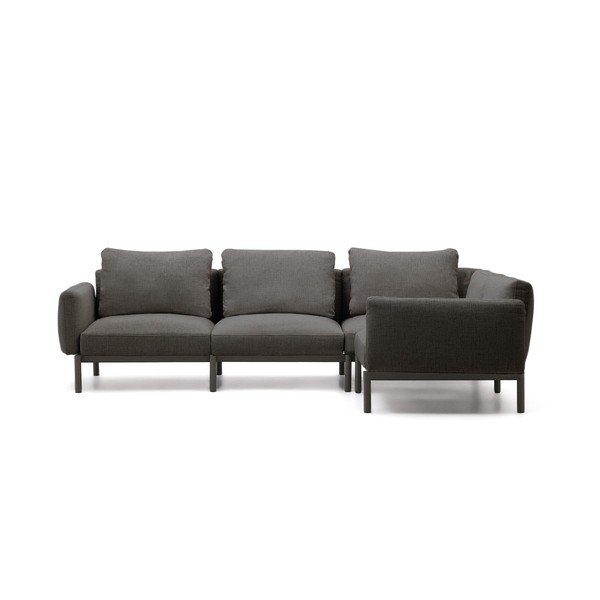 Ciemnoszara modułowa sofa ogrodowa 292 cm Sorells – Kave Home