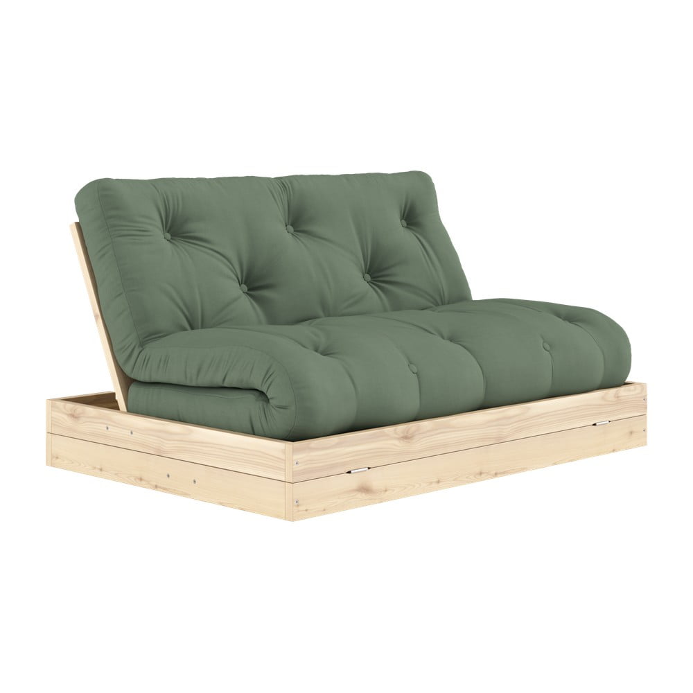 Zielona rozkładana sofa 145 cm Flip – Karup Design (zdjęcie 10)