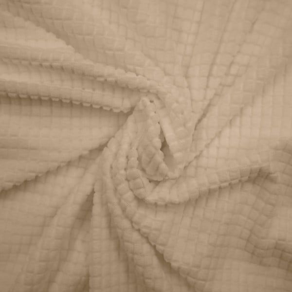 Brązowy elastyczny pokrowiec na sofę 3-osobowy Sacha – douceur d'intérieur-image-1