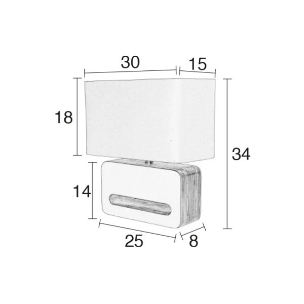 Czarna lampa stołowa Zuiver Wood-image-4