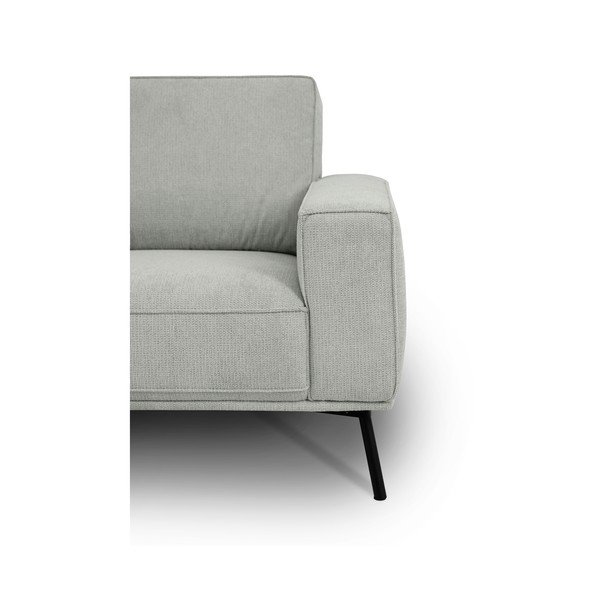 Jasnoszary narożnik z tkaniny szenilowej (lewostronny/w kształcie litery L) Amsterdam – Scandic-image-4