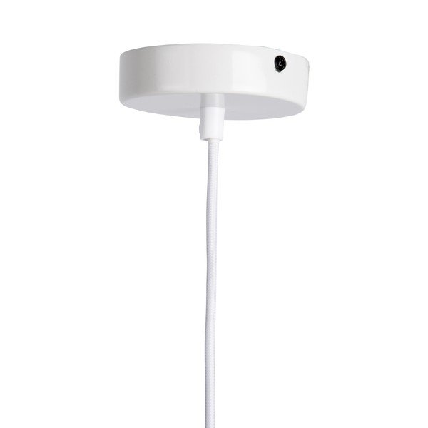 Biała/w naturalnym kolorze lampa wisząca z liny ø 30 cm Vienna Stripes – Leitmotiv-image-1