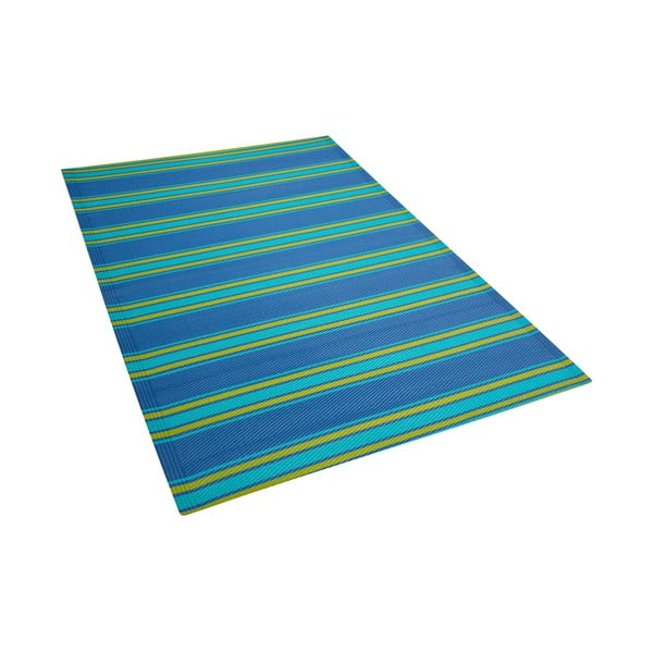 Niebieski dywan na zewnątrz Monobeli Curito, 120x180 cm