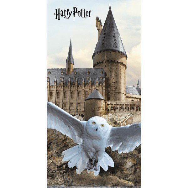 Bawełniany ręcznik dziecięcy 70x140 cm Harry Potter "Hedwig" – Jerry Fabrics