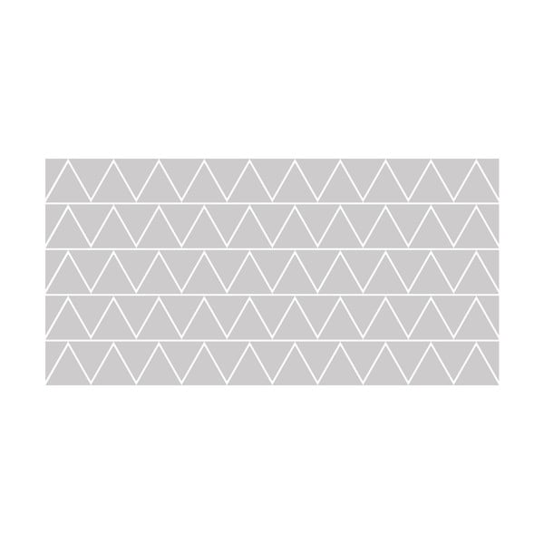 Zestaw naklejek na okno 100 szt. 10x10 cm Triangle – Ambiance-image-2