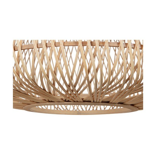 Naturalna lampa wisząca z bambusu WOOOD Moza, ø 36 cm-image-1