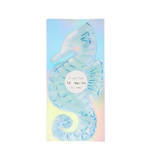 Papierowe serwetki zestaw 16 szt. Seahorse – Meri Meri-image-2
