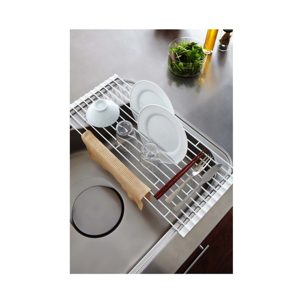 Biały ociekacz składany Yamazaki Tower, długość 58 cm-image-4